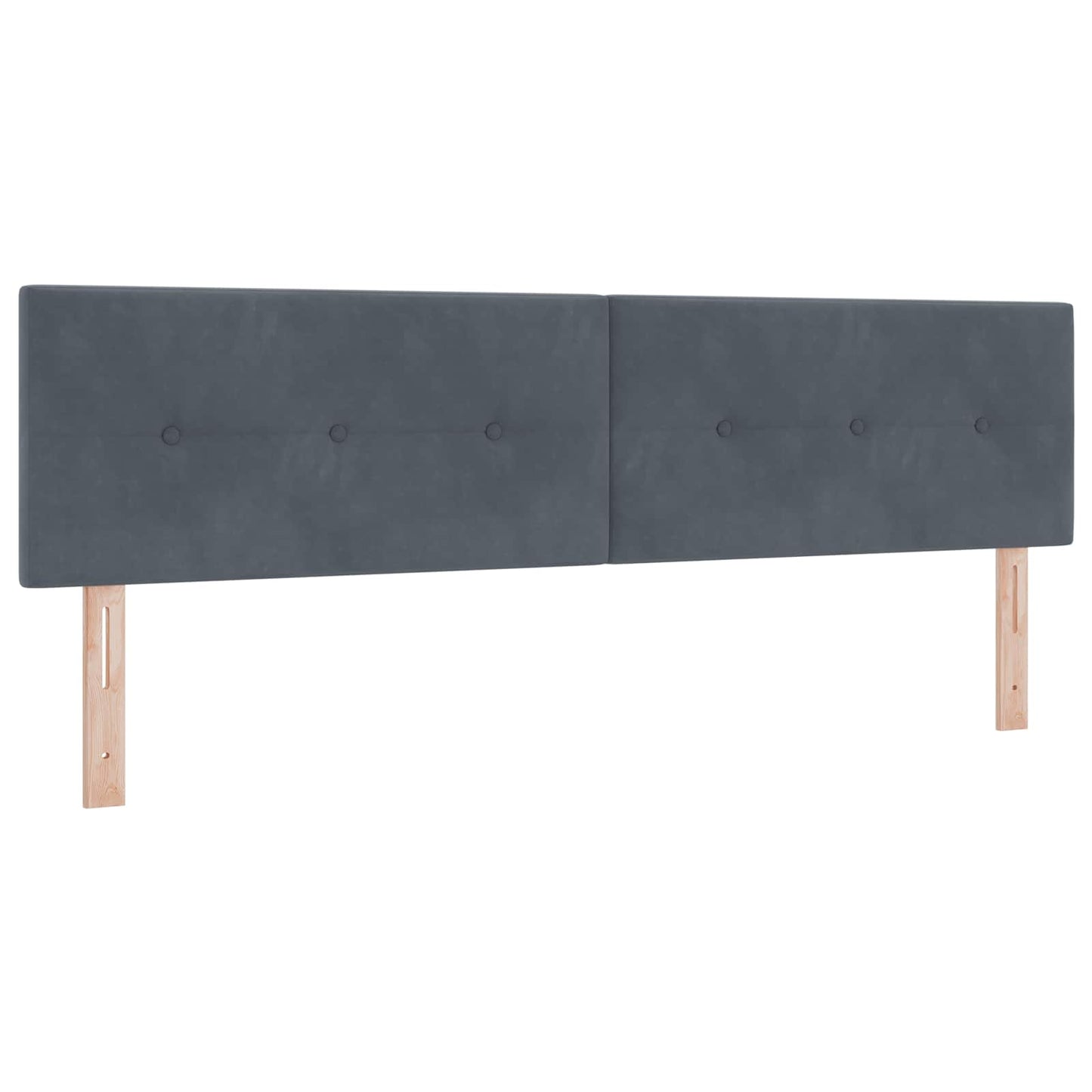 LED tárolós ágy matraccal Sötétszürke 180 x 200 cm Bársony