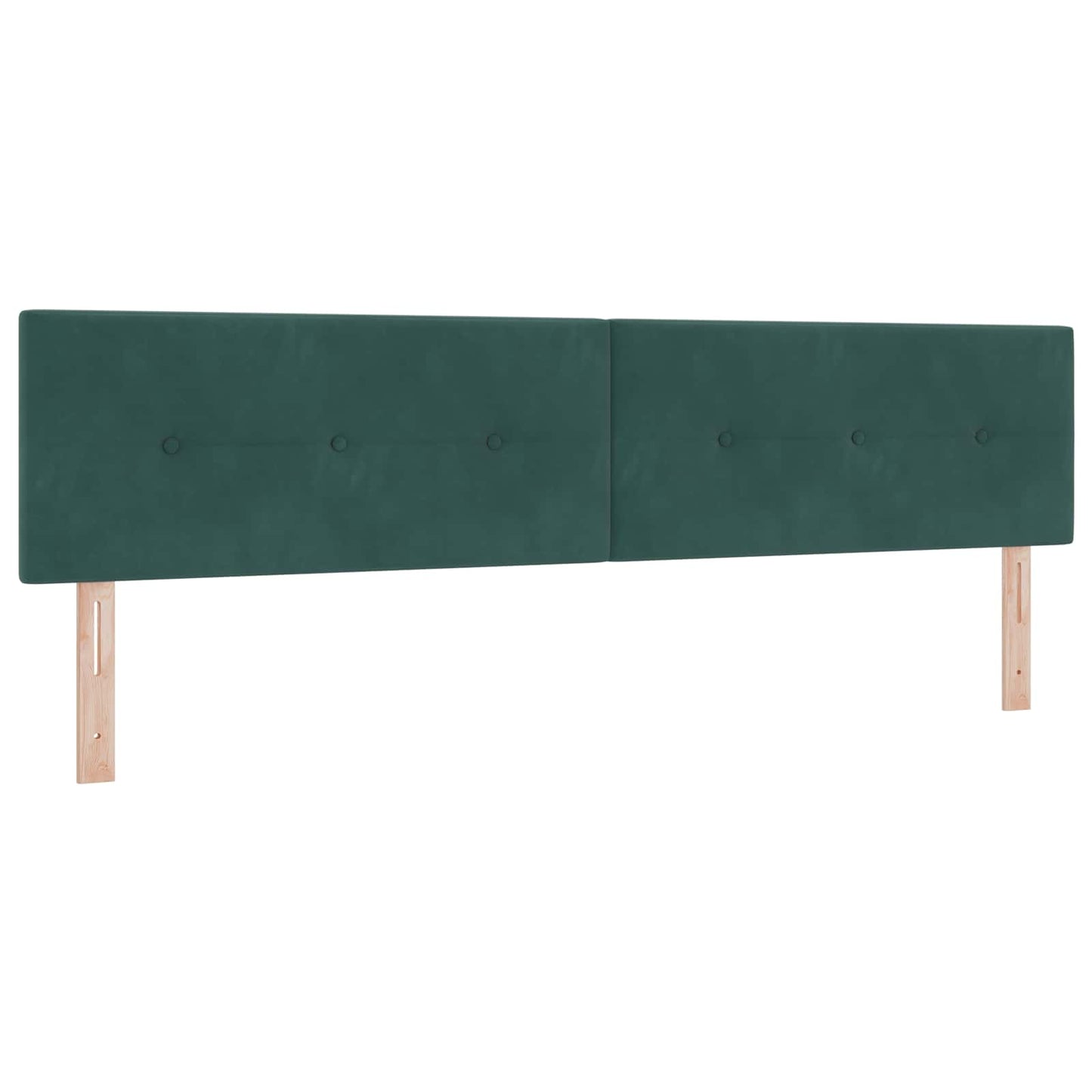 LED tárolós ágy matraccal Sötétzöld 200 x 200 cm Bársony