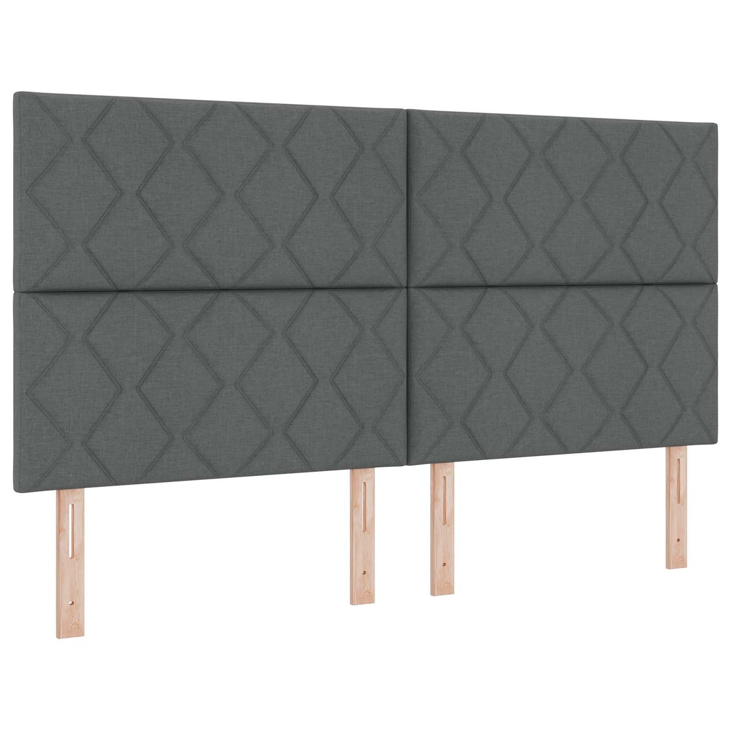 LED tárolós ágy matraccal Sötétszürke 180 x 200 cm Szövet
