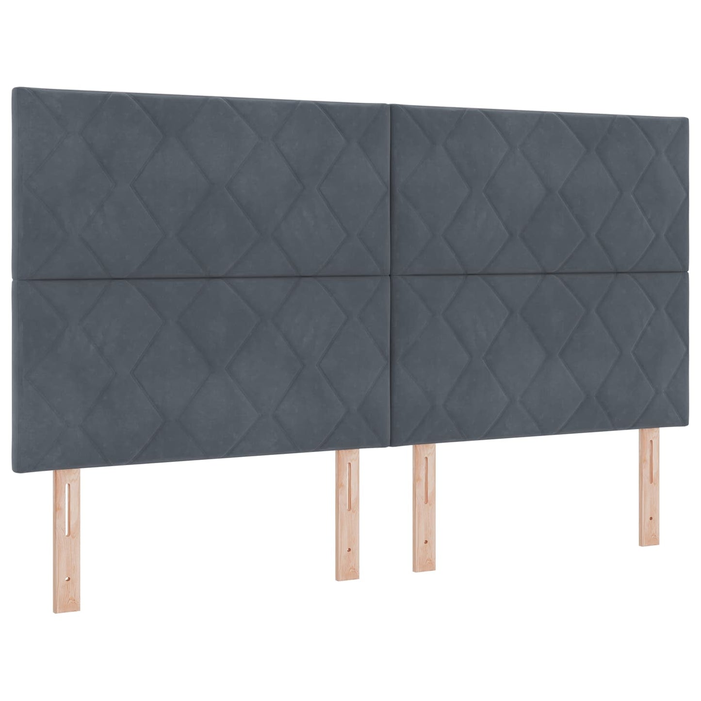 LED tárolós ágy matraccal Sötétszürke 180 x 200 cm Bársony