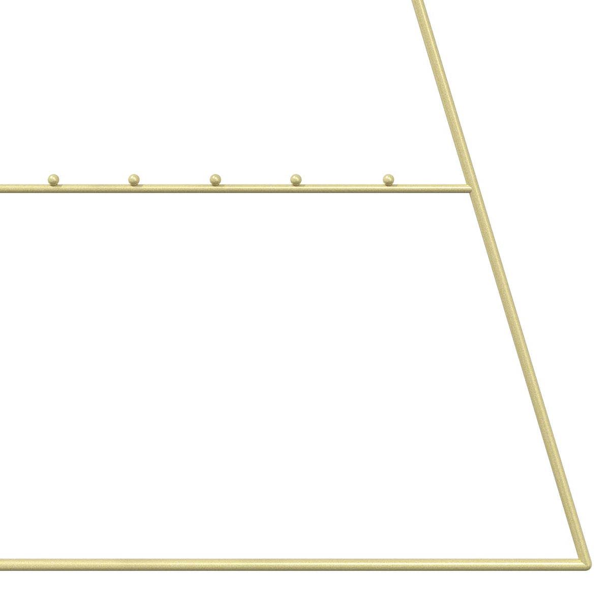 Fém karácsonyfa KUOPIO 210 cm Acél Arany