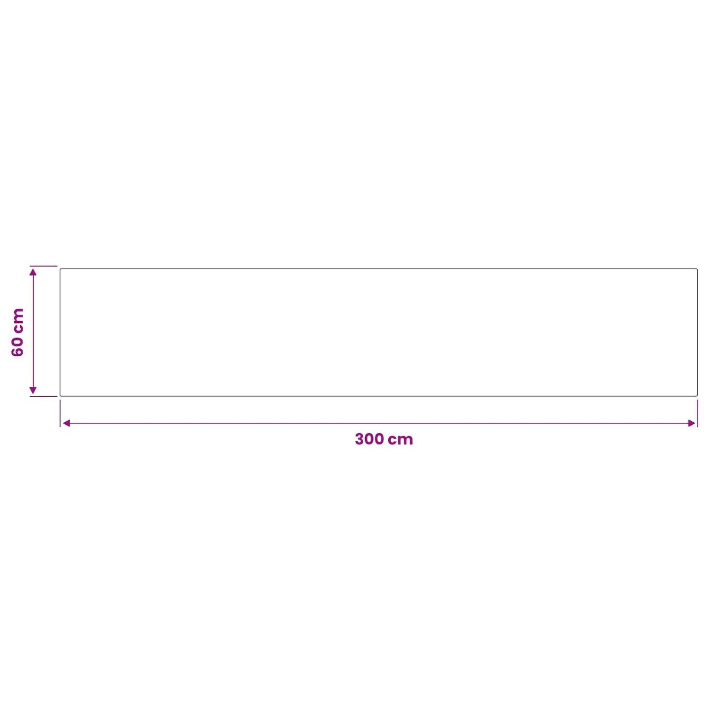 Konyhai szőnyeg antracit kockás 300 x 60 cm 100% Poliamid