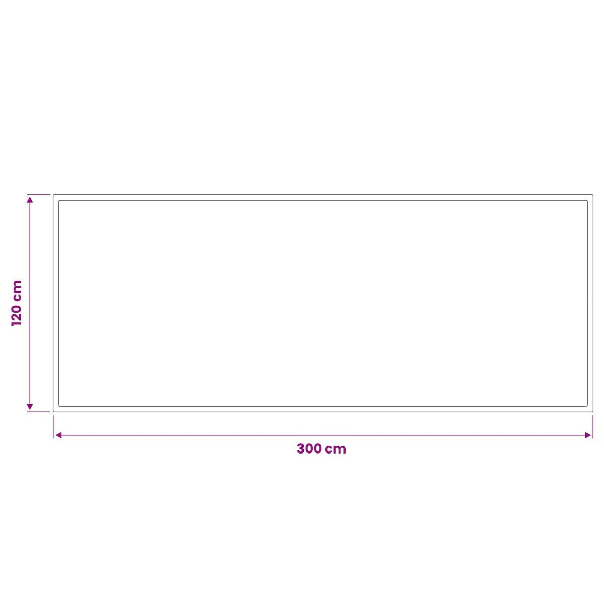 Ajtószőnyeg Világosszürke 300 x 120 cm 100% Poliamid