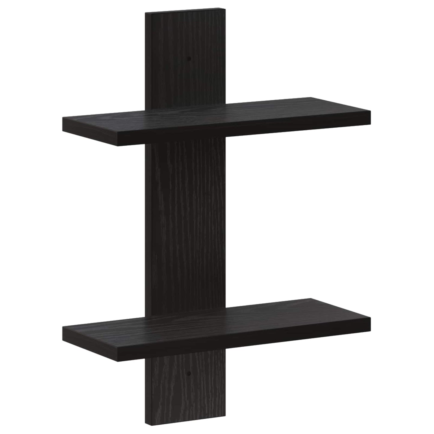 Falpolc Fekete Tölgy 30 x 13,5 x 43 cm Szerelt Fa