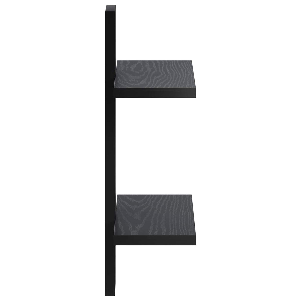 Falpolc Fekete Tölgy 30 x 13,5 x 43 cm Szerelt Fa