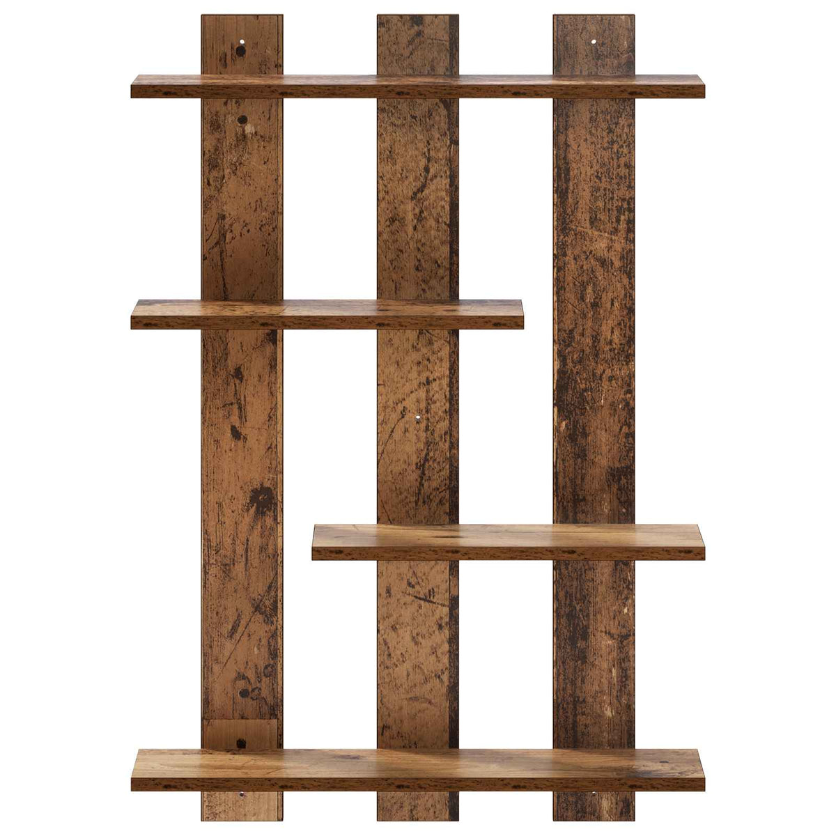 Falpolc Antik Fa 61 x 13,5 x 88 cm Szerelt Fa