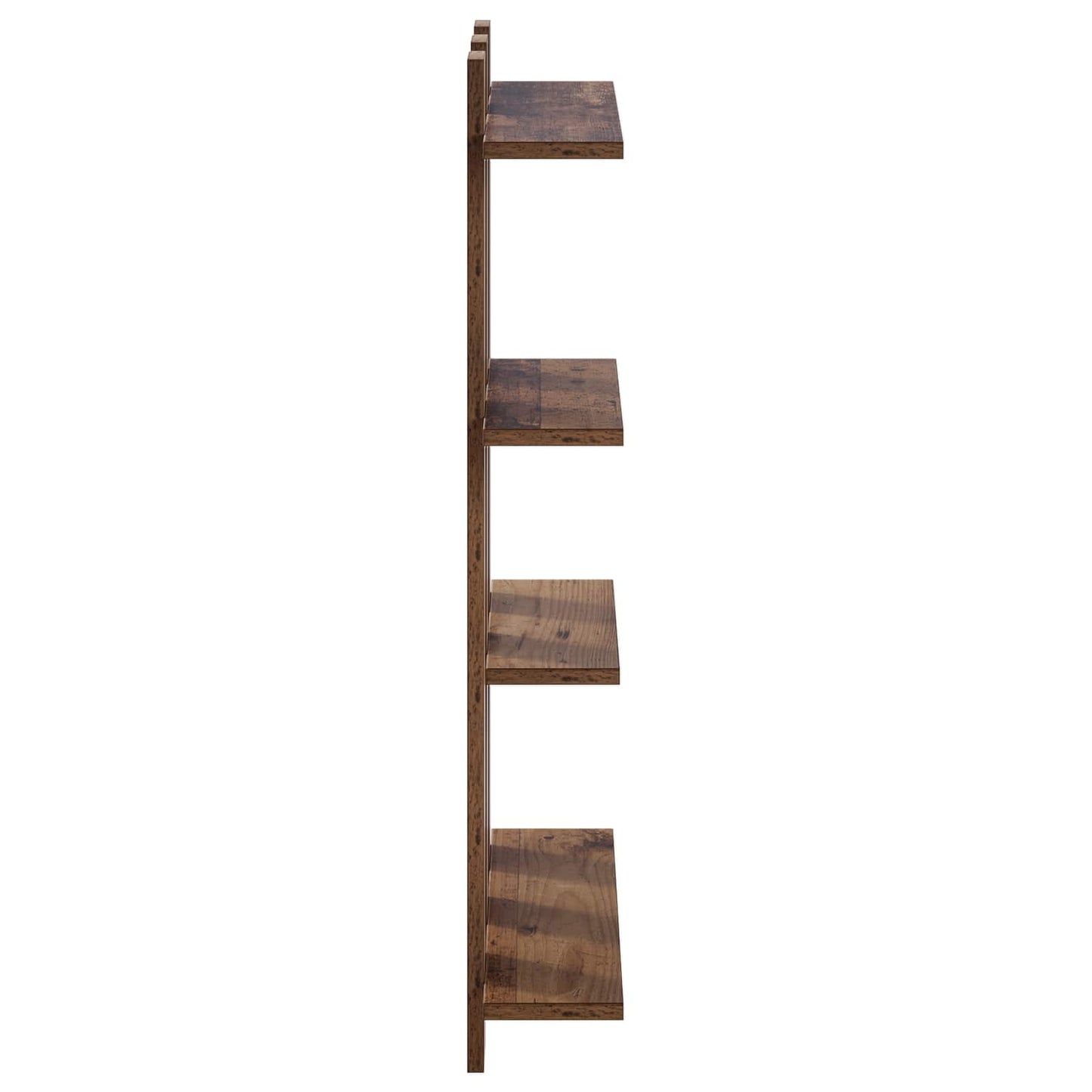 Falpolc Antik Fa 61 x 13,5 x 88 cm Szerelt Fa