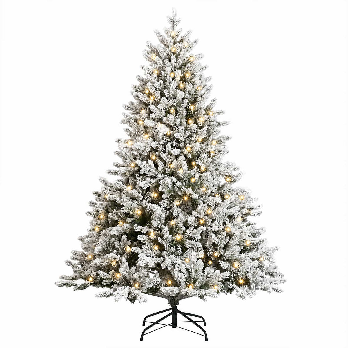 Műanyag Hajtogatós Karácsonyfa 120 cm 150 LED Meleg fehér