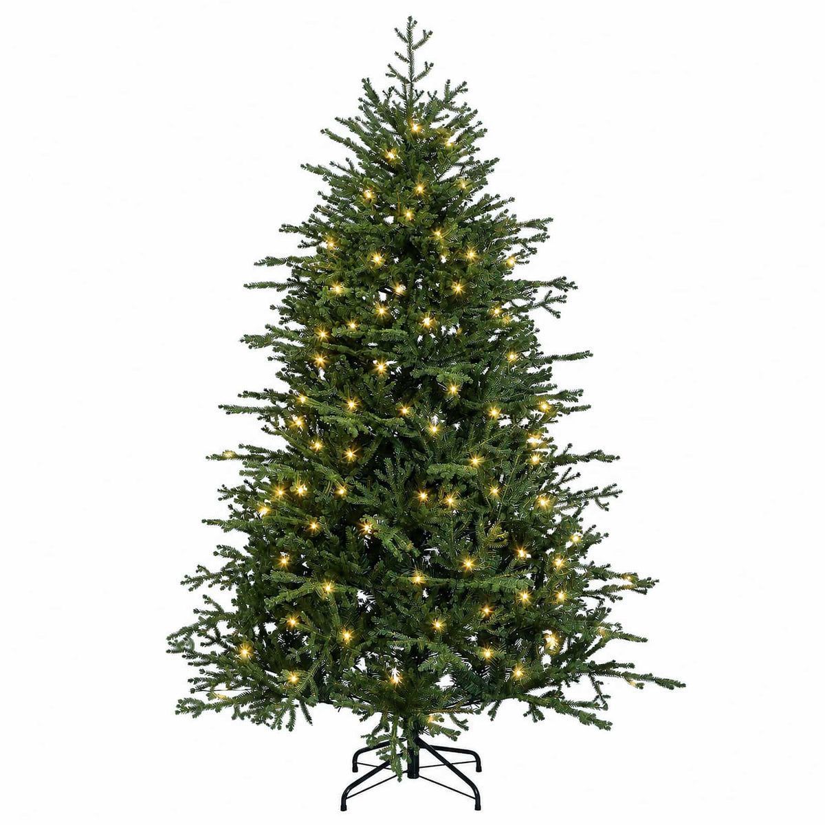 Műanyag Hajtogatós Karácsonyfa 150 cm 150 LED Meleg fehér