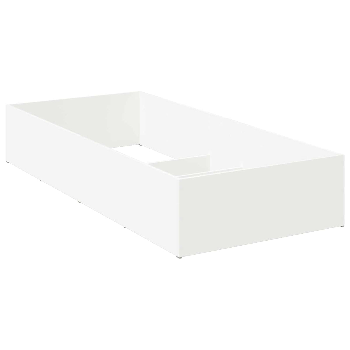 Ágykeret állítható ágyalaphoz Fehér 90 x 200 cm Szerelt Fa