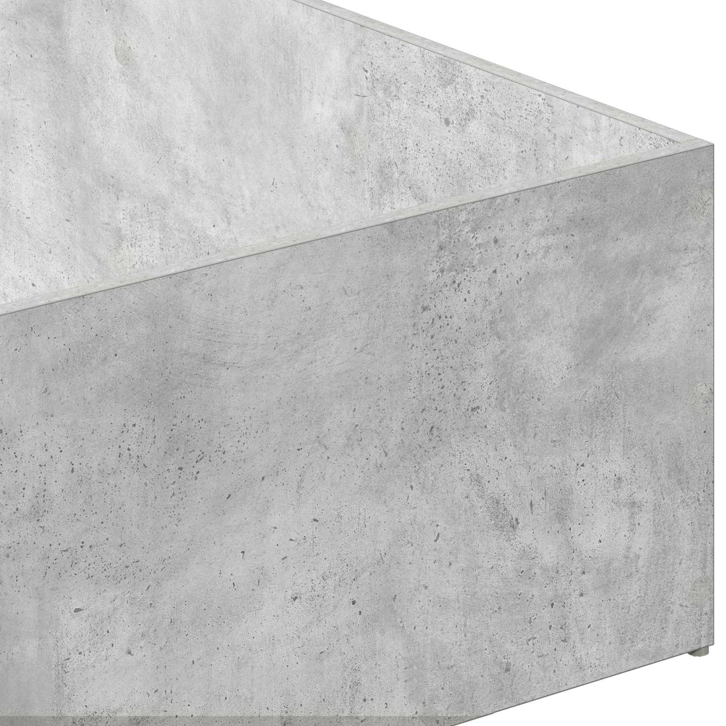 Ágykeret állítható ágyalaphoz Betonszürke 90 x 200 cm