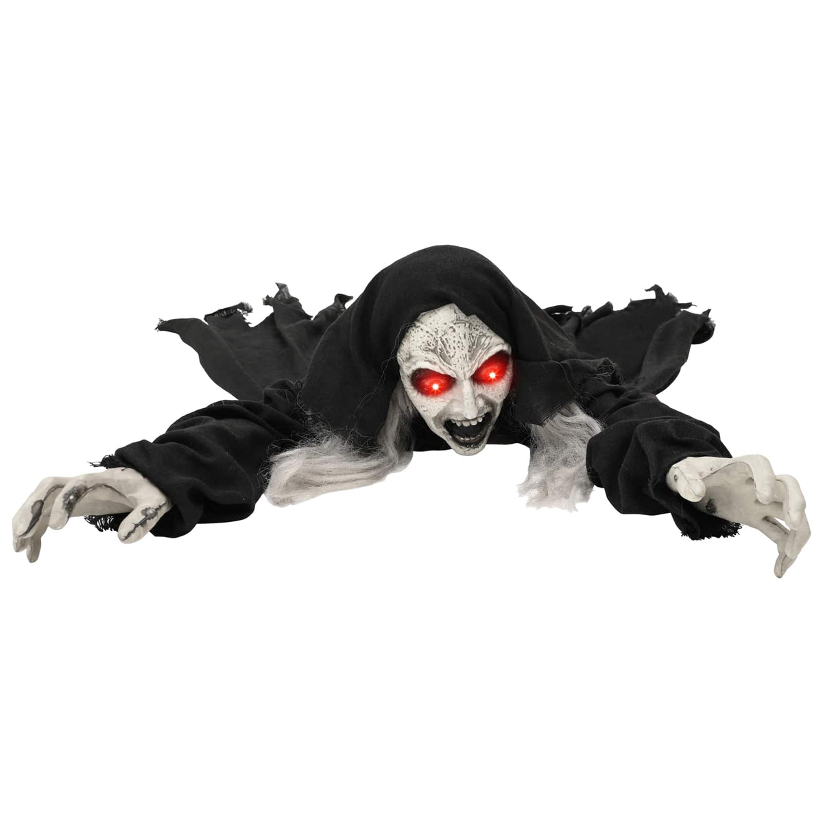 Halloween Kúszó Zombi SPOOKA Fekete 41 x 130 x 24 cm
