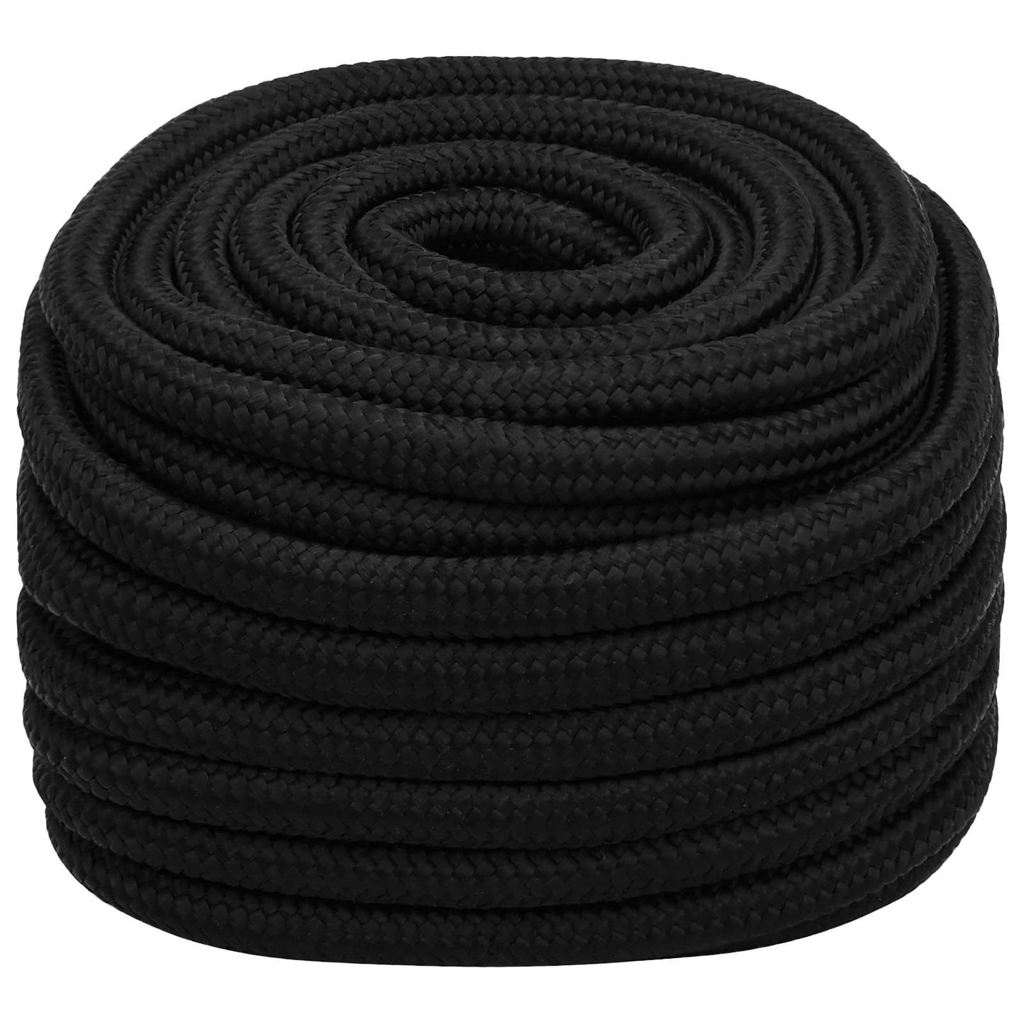 Többcélú munkakötél 20 mm 50 m Fekete Poliészter