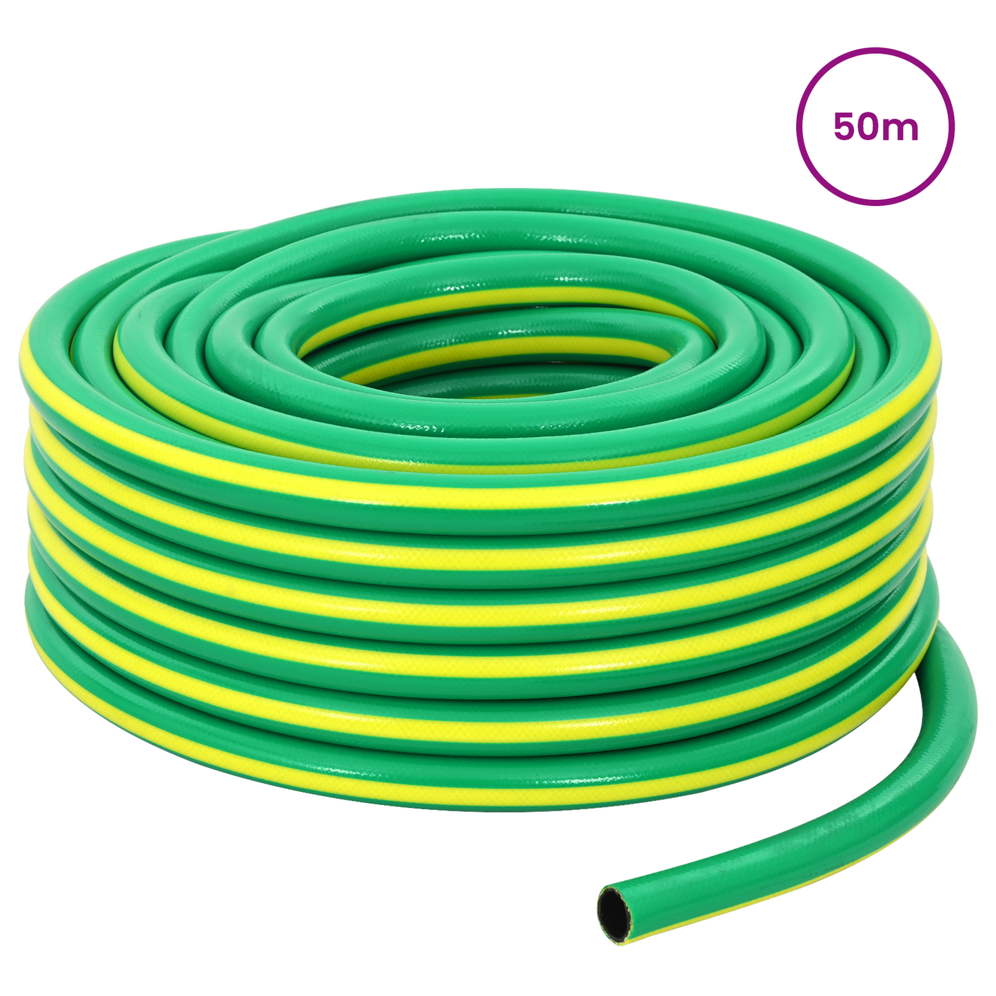 Kerticső 5-Lépcsős Zöld és Sárga 3 / 4'' 50 m PVC