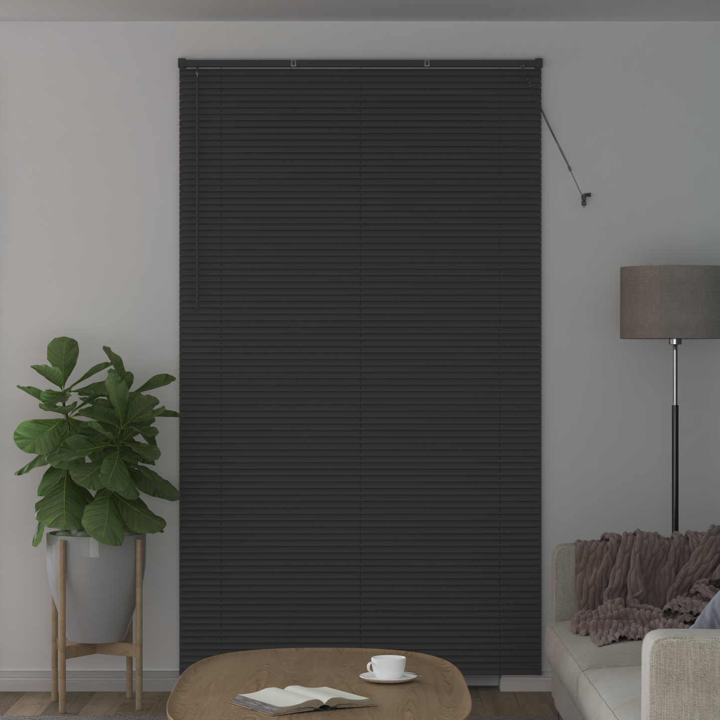 Zsaluzia Ezüst Szürke 213 x 160 cm 25 mm PVC