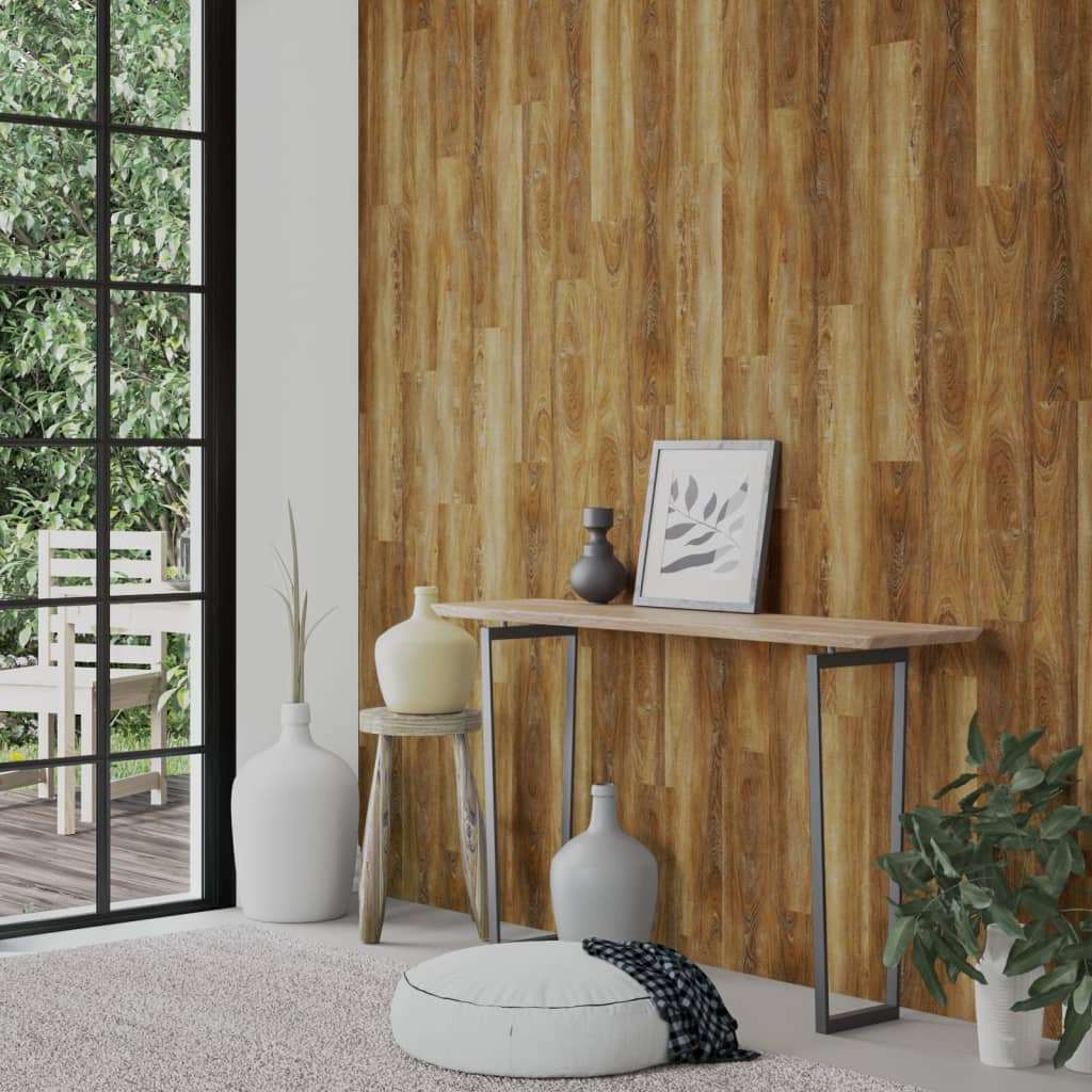 barna fa megjelenésű PVC fali panel 2,06 m²