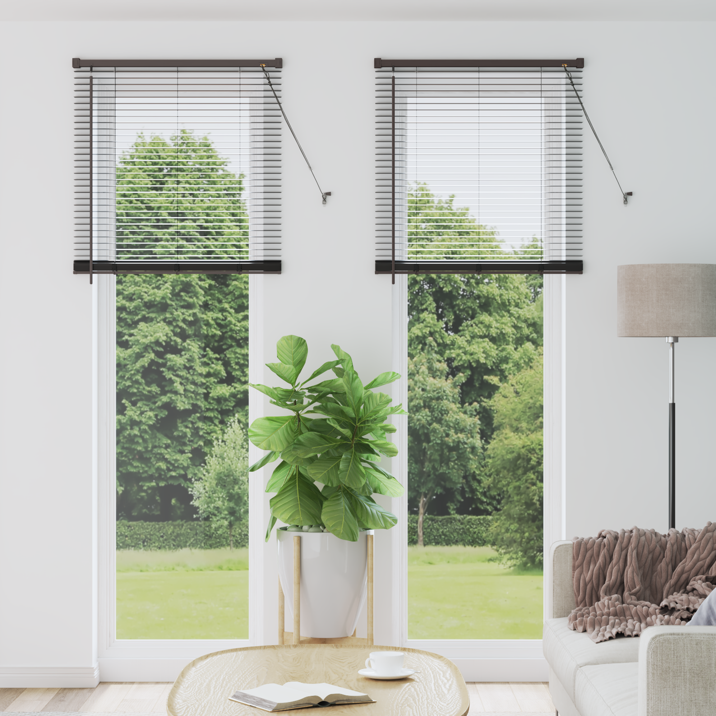 Zsalugáter Redőnyök Fekete 220 x 80 cm Alumínium