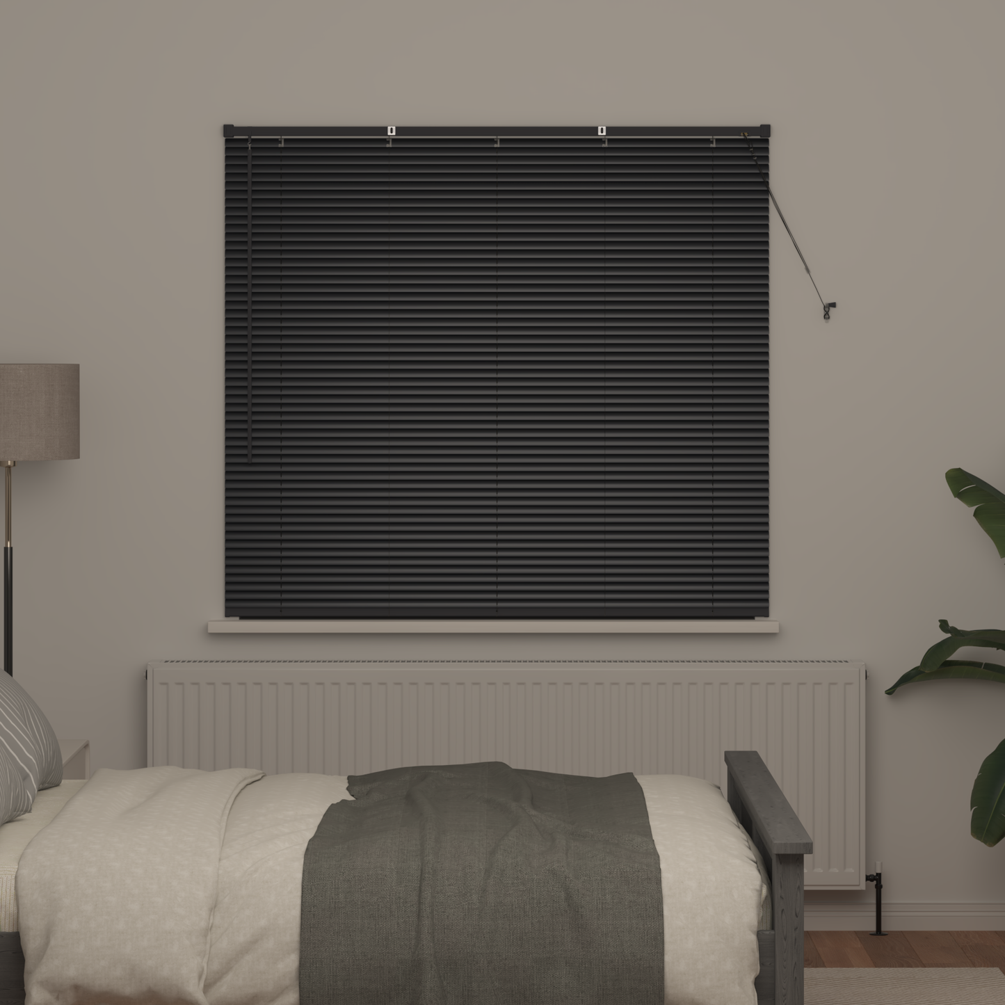 Zsalugáter Redőnyök Fekete 130 x 150 cm Alumínium
