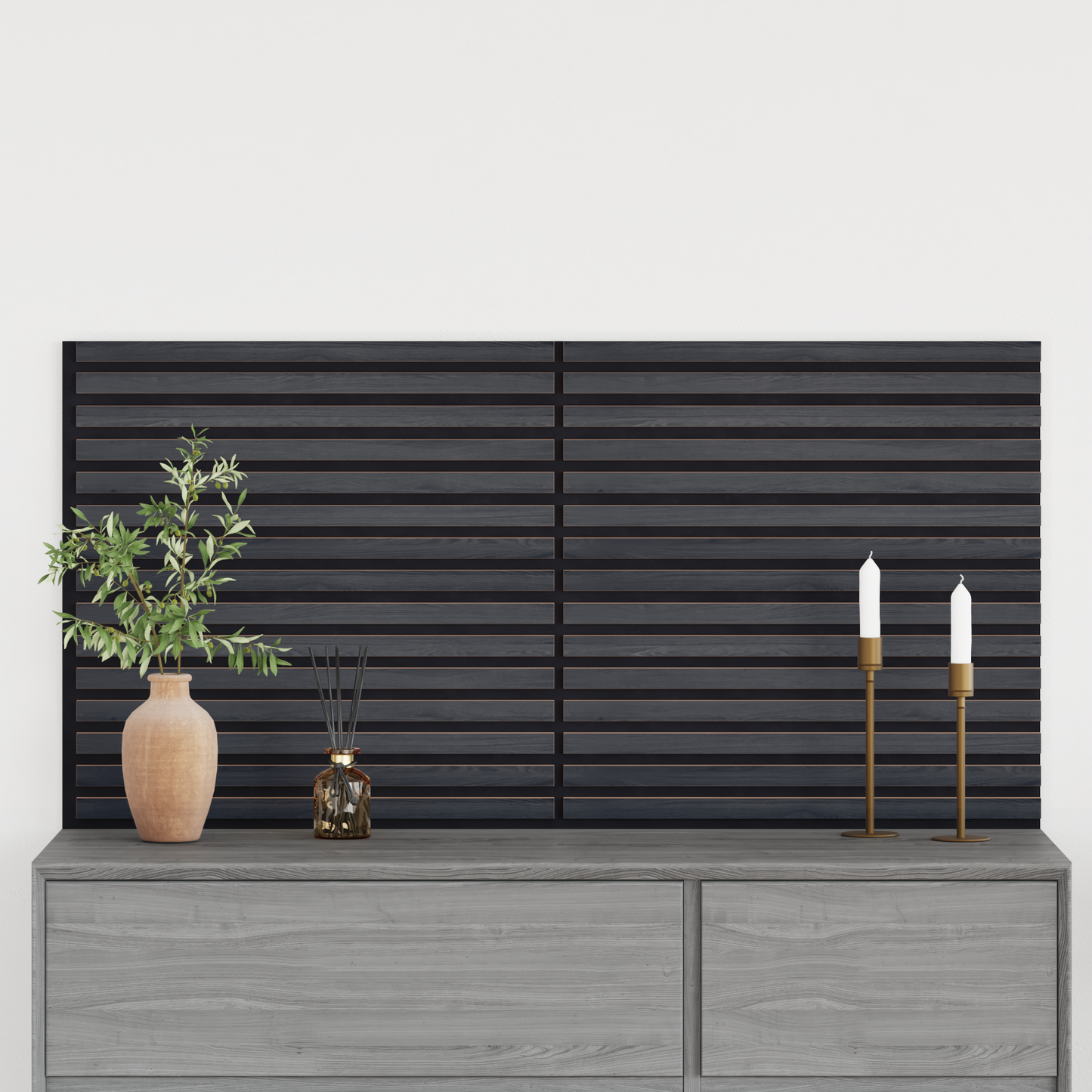 Fali panelek 2 pcs Antracitszürke 60,5 x 60 cm