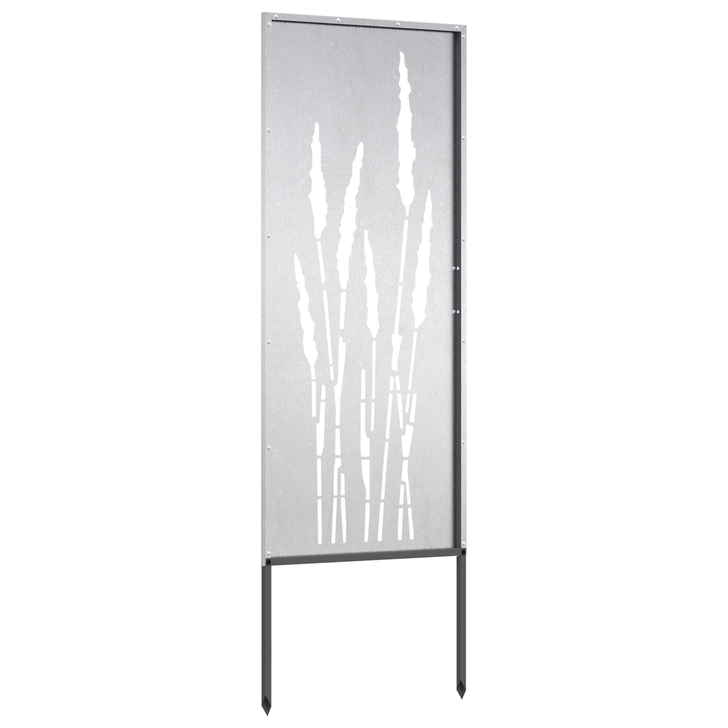 Kertvédő vászon Virágos Ezüst 50 x 140 cm Rozsdamentes acél