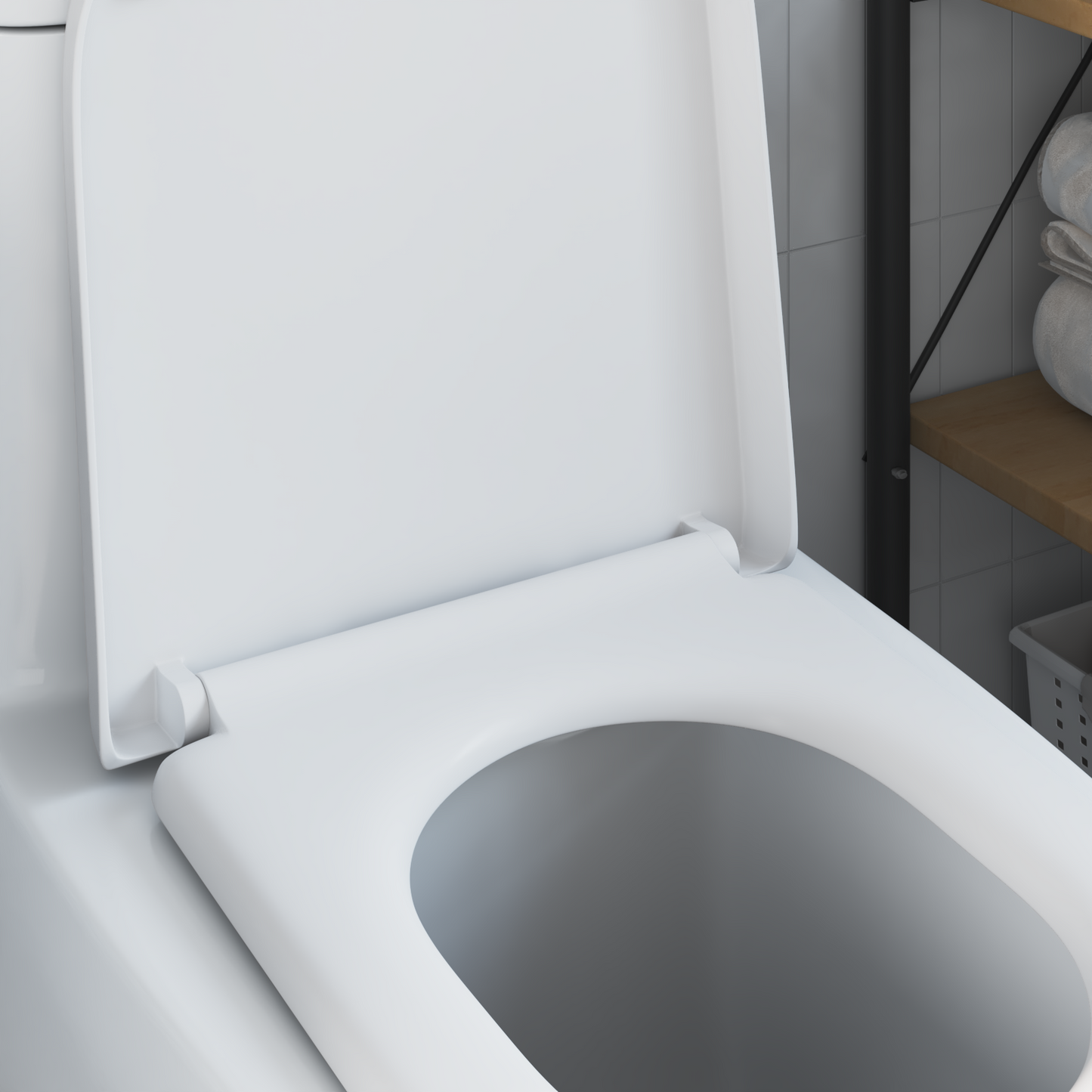 WC ülőke Fehér 49 x 36 x 4 cm Duroplast