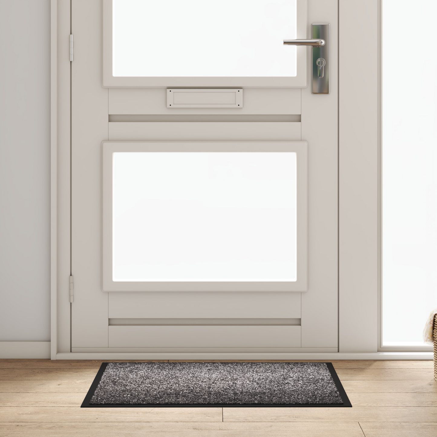 Ajtószőnyeg Világosszürke 60 x 40 x 1.2 cm Mackófleece