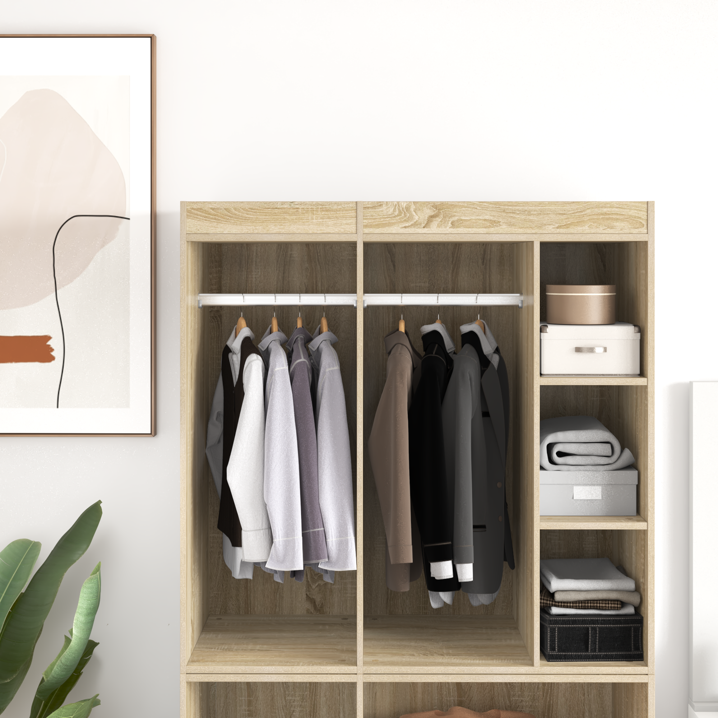 Szekrény rúd 12 pcs Ezüst 472 x 15 x 29 mm Alumínium ötvözet