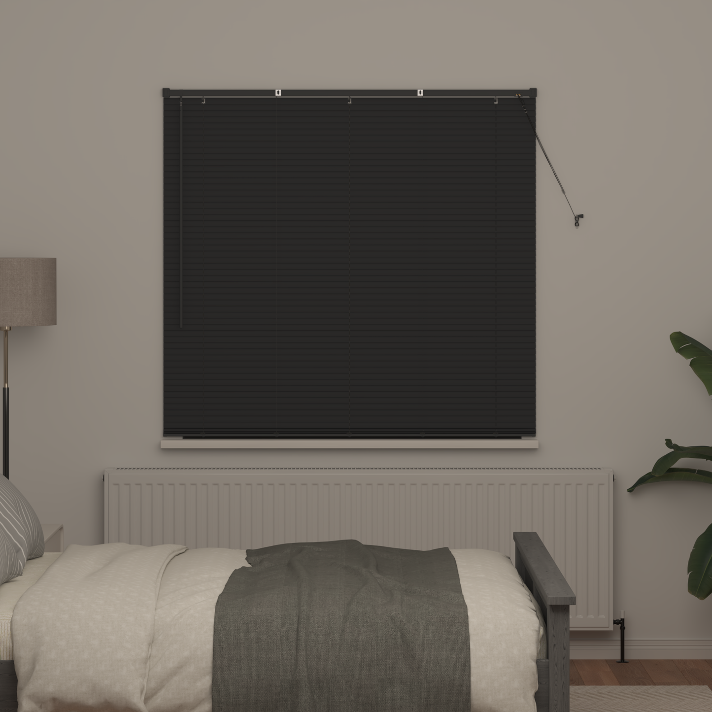 Zsalugáter Redőnyök Sötétszürke 175 x 140 cm Alumínium