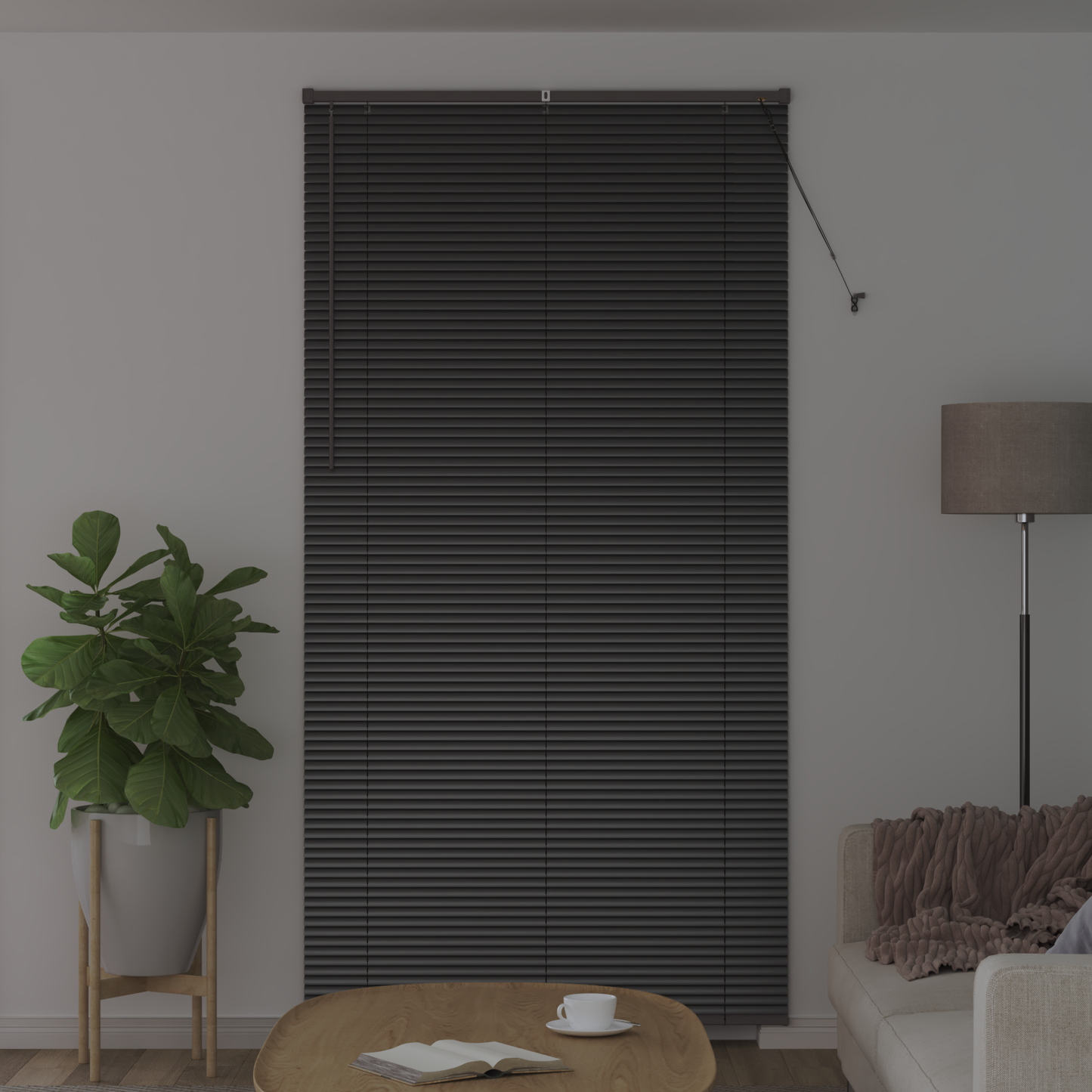 Zsalugáter Redőnyök Fekete 220 x 115 cm Alumínium