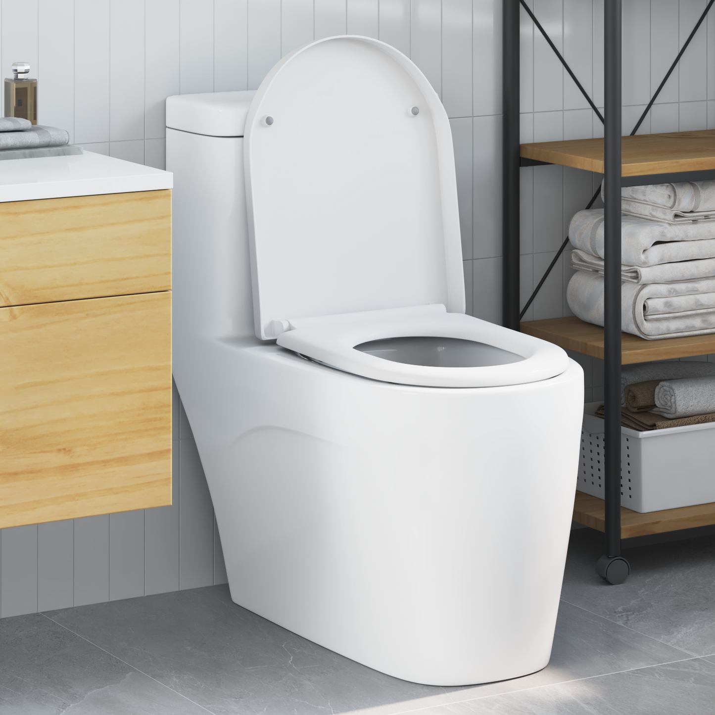WC ülőke Fehér 49 x 36 x 4 cm Duroplast