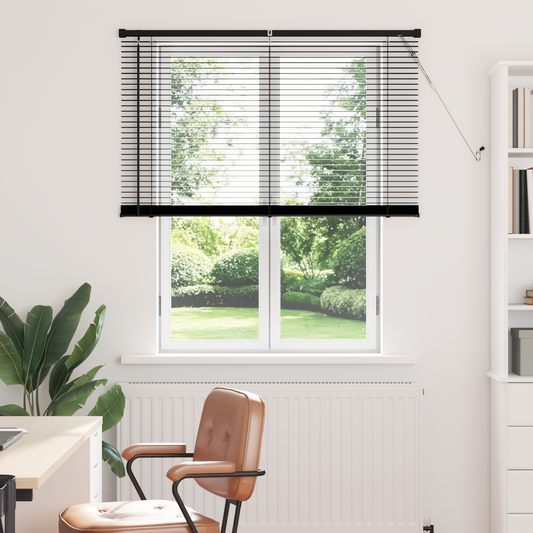 Zsaluzia Fekete 150 x 120 cm 25 mm PVC