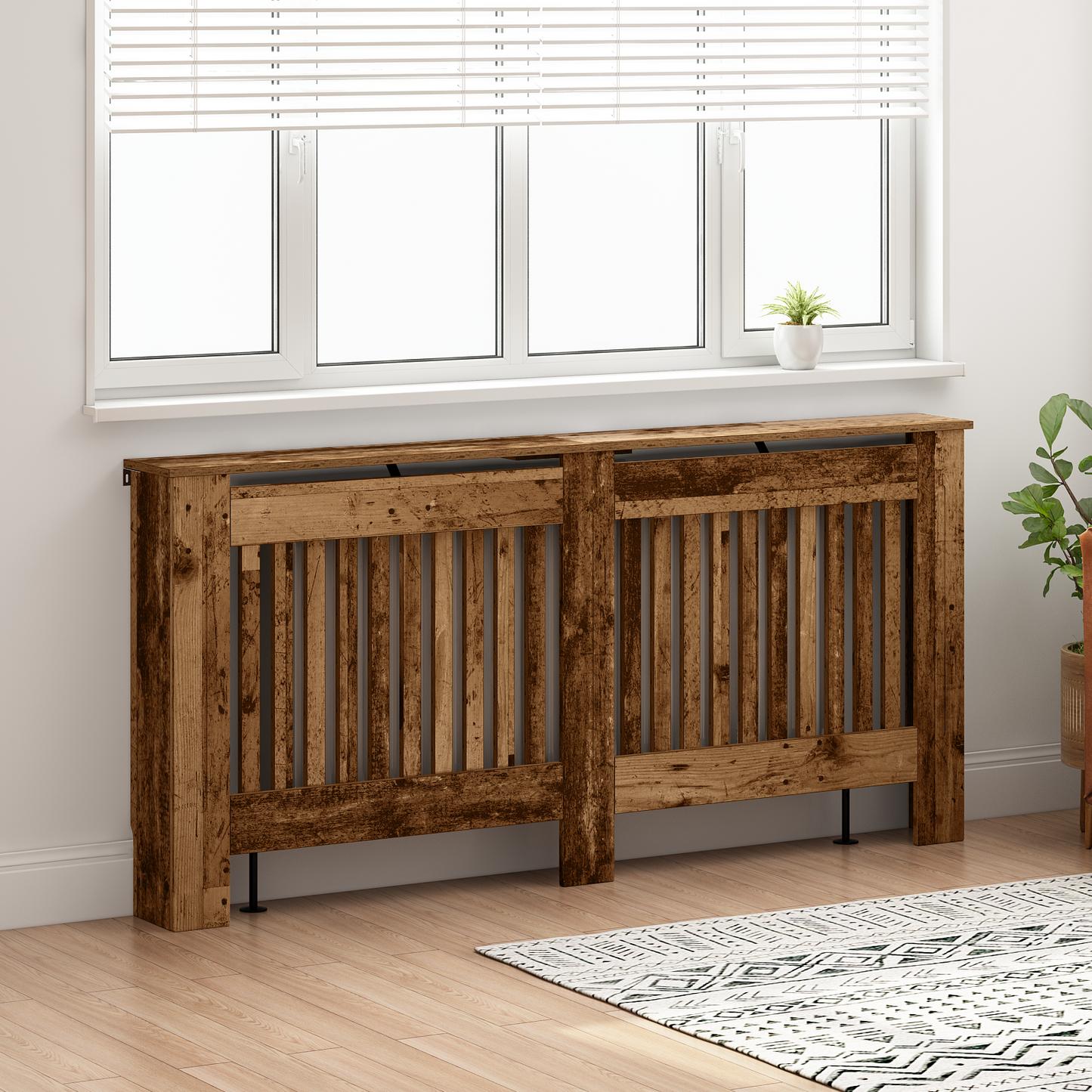Radiátor fedezék Antik Fa 172 x 19 x 81,5 cm Szerelt Fa