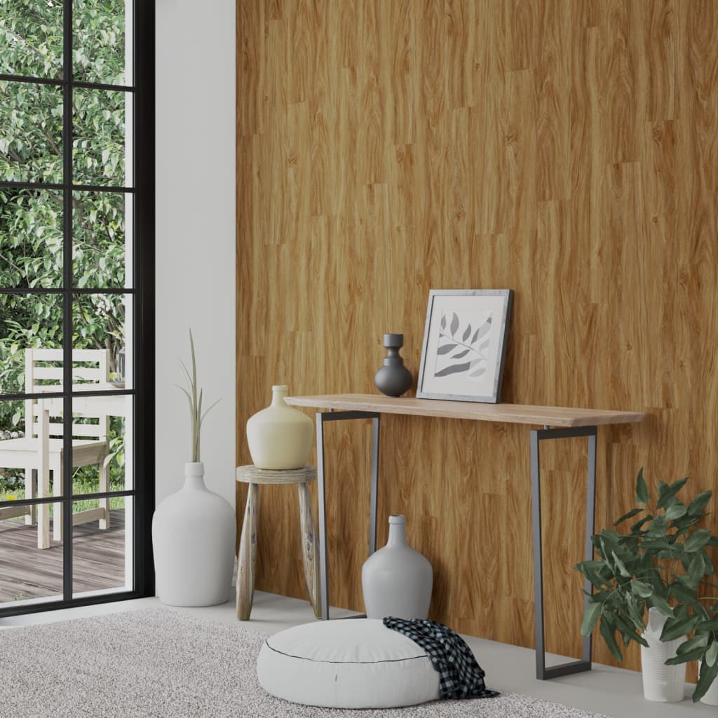 barna fa megjelenésű PVC fali panel 4,12 m²
