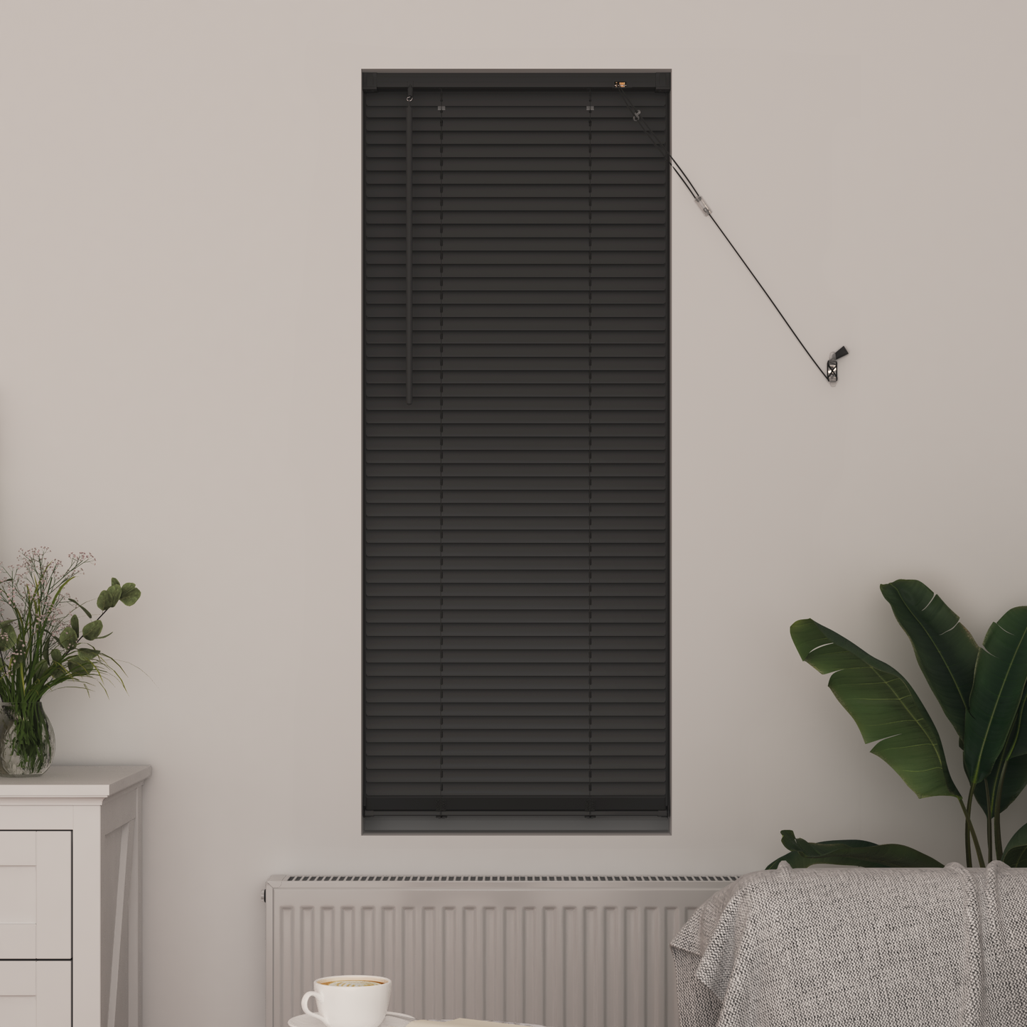 Zsaluzia Ezüst Szürke 150 x 50 cm 25 mm PVC