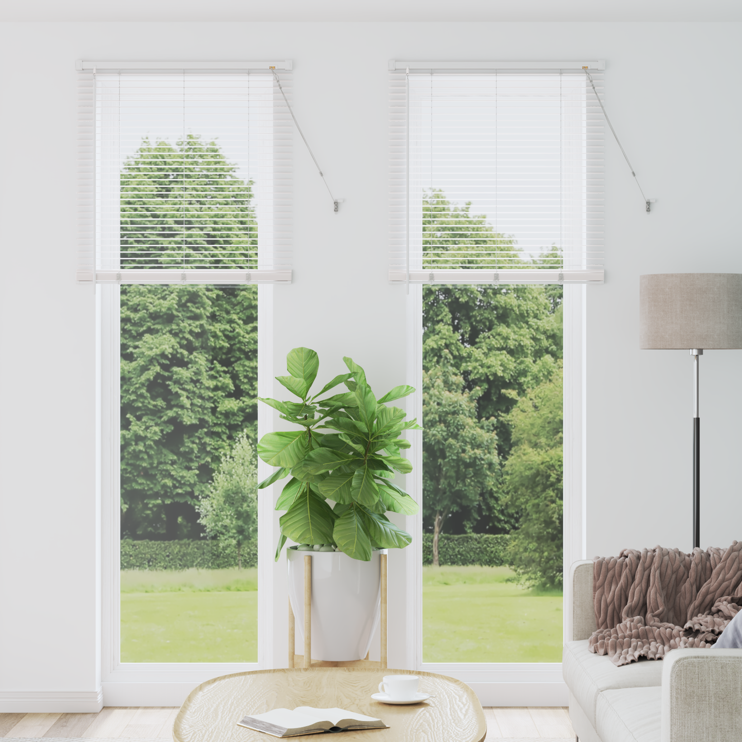 Zsalugáter Redőnyök Fehér 220 x 80 cm Alumínium
