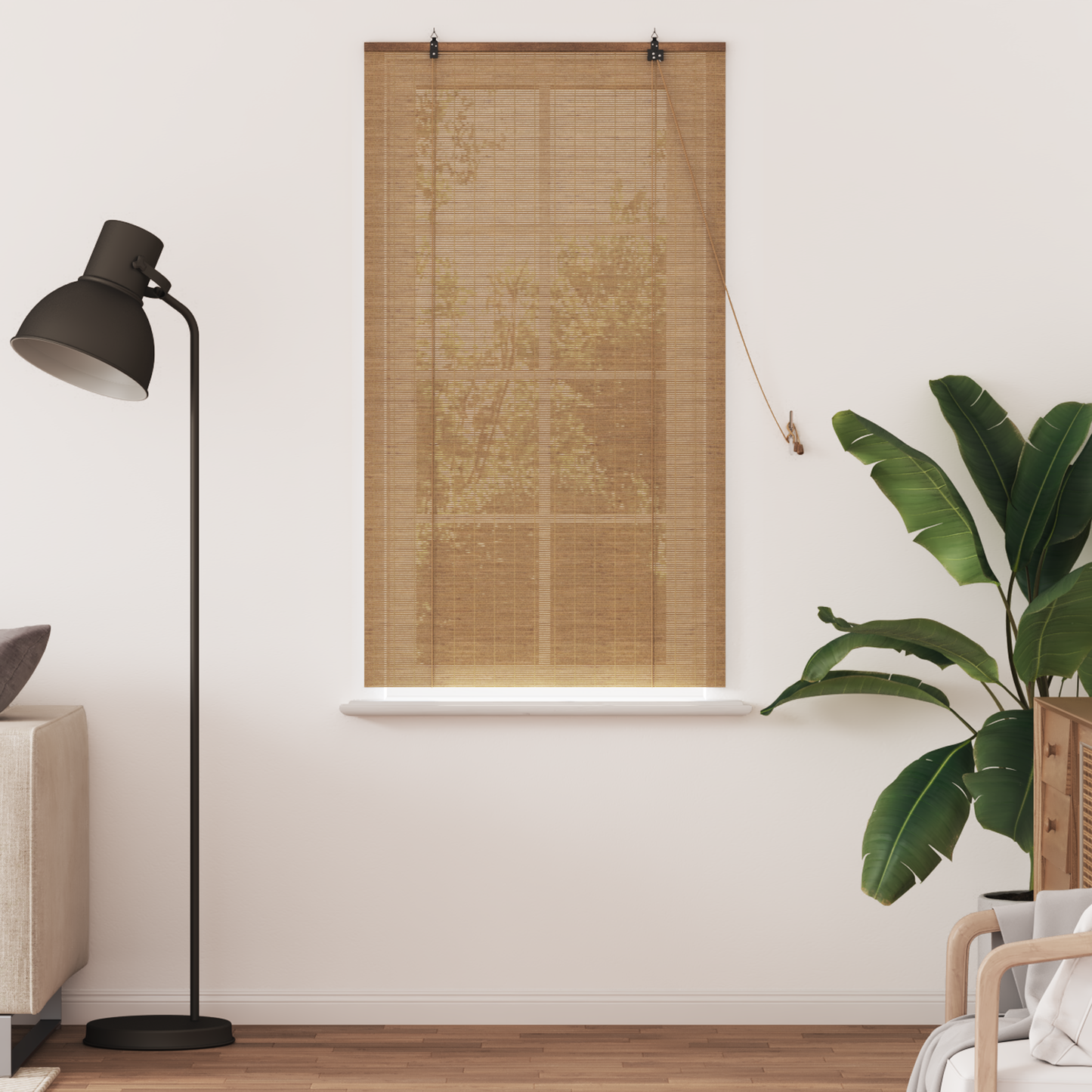 Roletta Barna 80 x 160 cm Bambusz