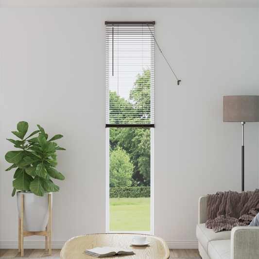 Zsaluzia Sötét barna mintával 213 x 40 cm 25 mm PVC