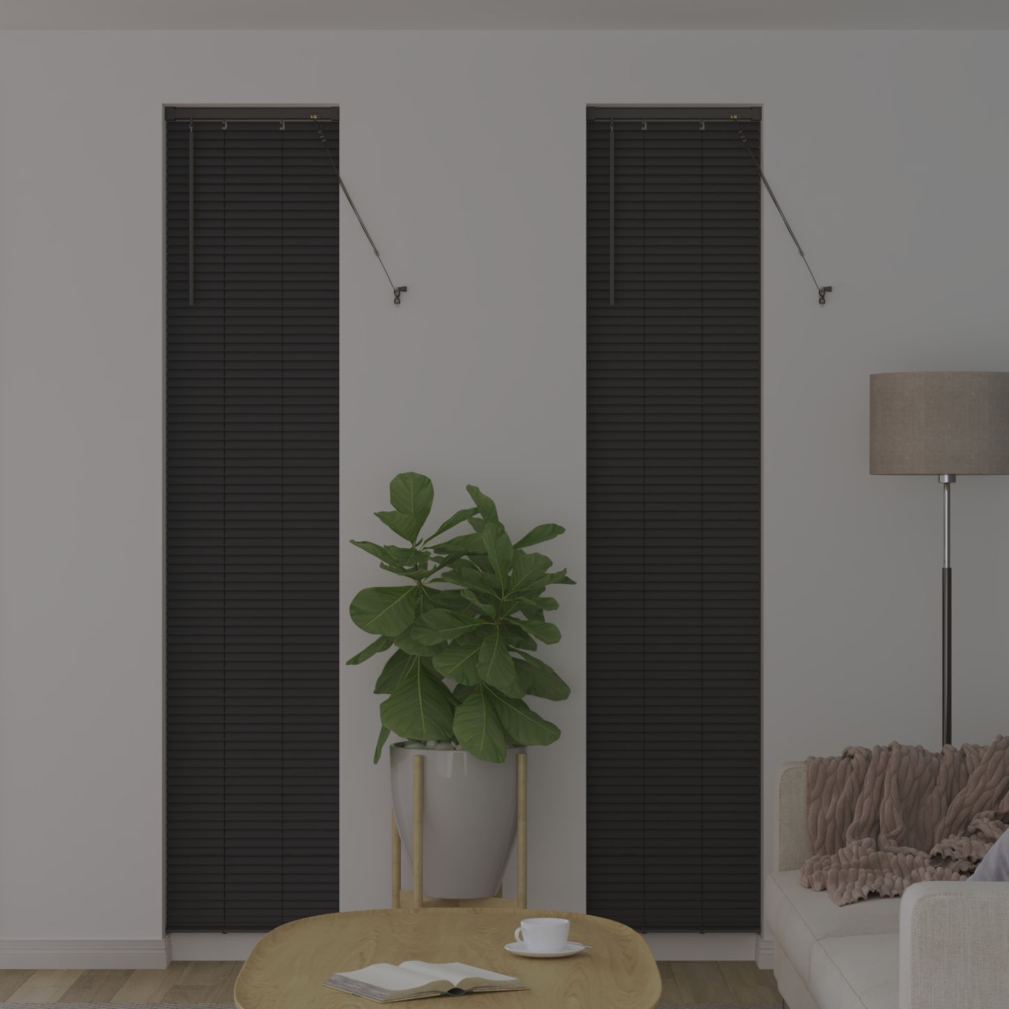 Zsalugáter Redőnyök Sötétszürke 220 x 40 cm Alumínium