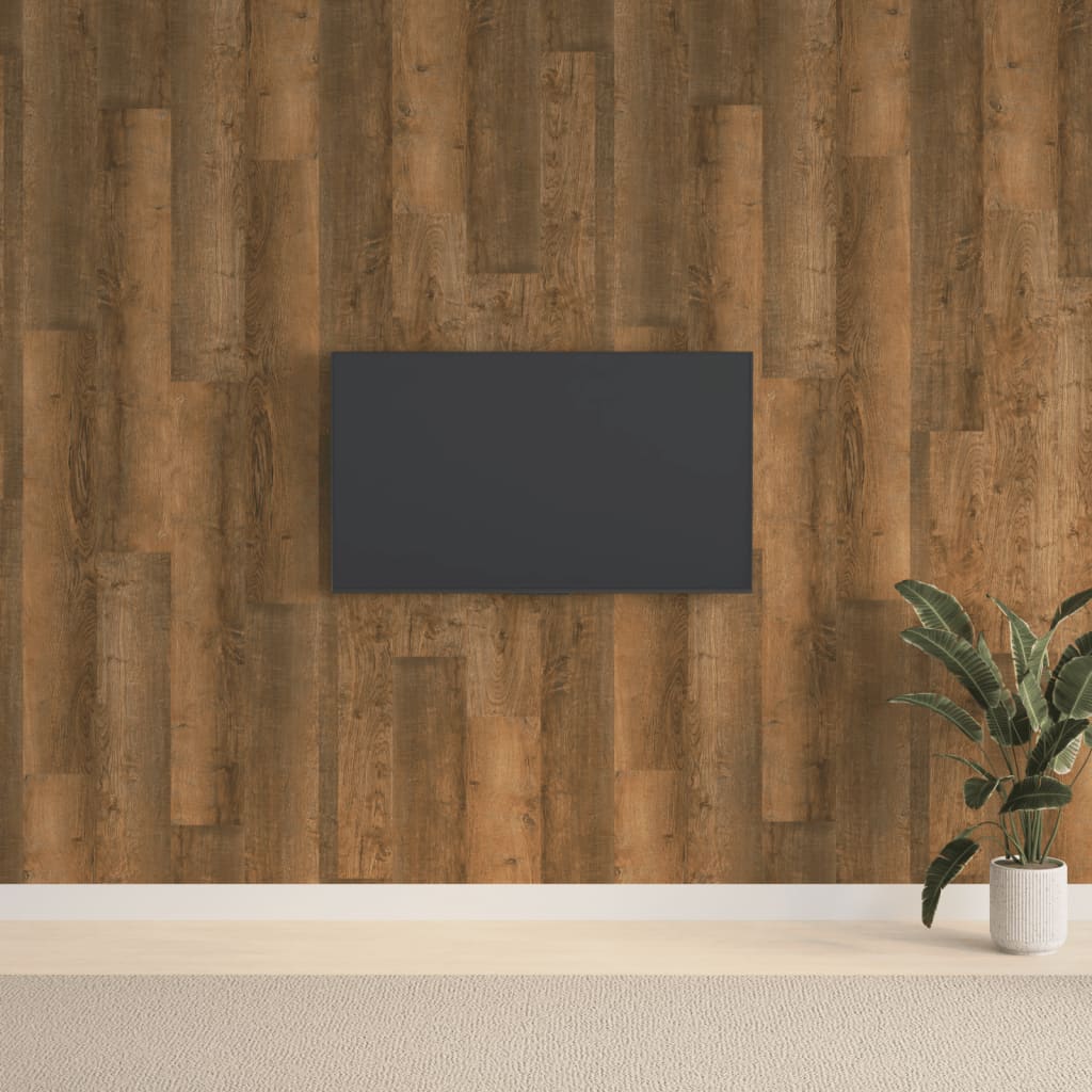 barna fa megjelenésű PVC fali panel 2,06 m²