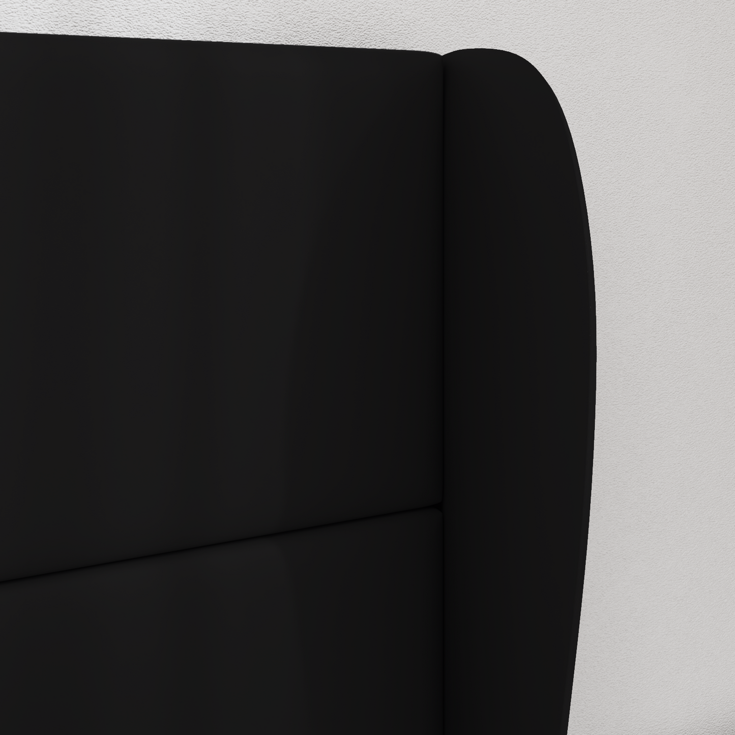 Fejtámla Fül Fekete 80 x 23 x 6 cm PVC