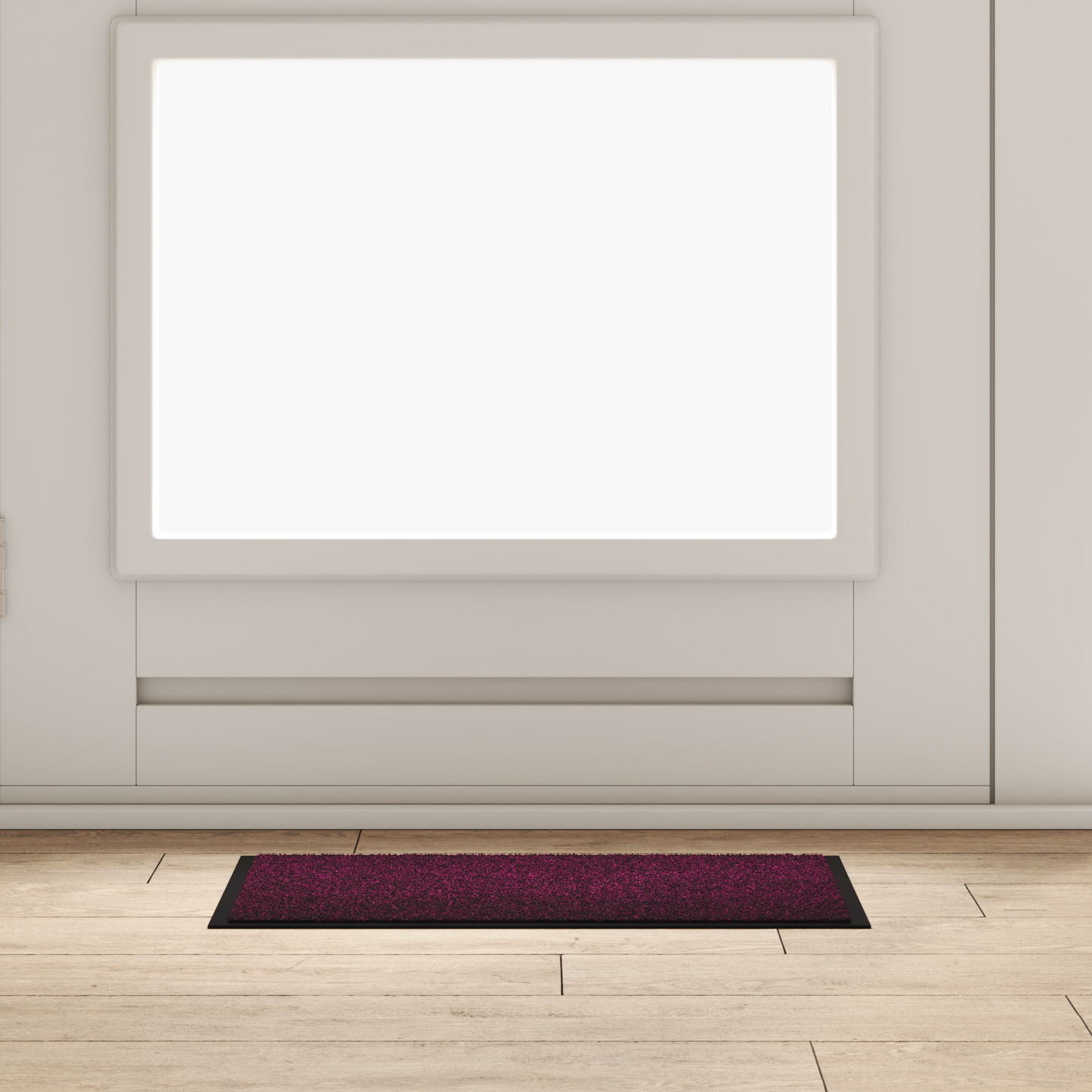 Ajtószőnyeg Bordó 60 x 40 x 1.2 cm Mackófleece