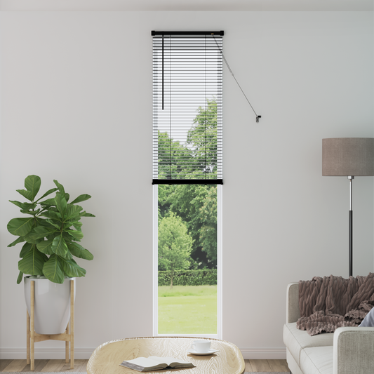Zsaluzia Fekete 213 x 40 cm 25 mm PVC