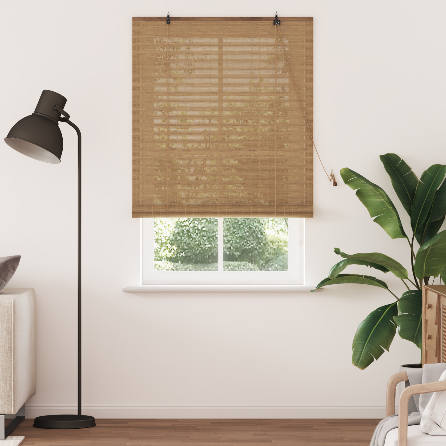 Roletta Barna 120 x 220 cm Bambusz