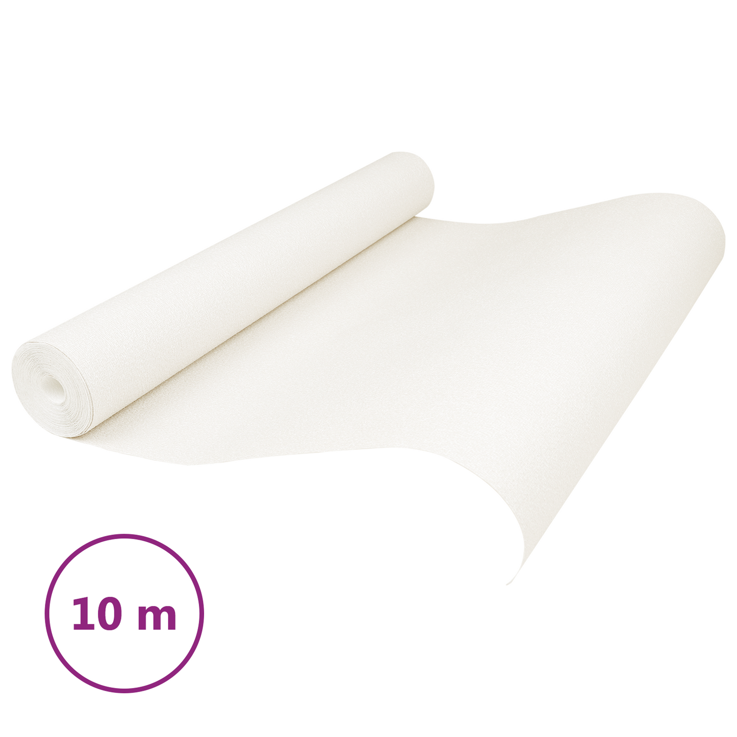 3D szilárd tapéta Csíkos Krémfehér 10 x 0,53 m Nem Szőtt Szövet