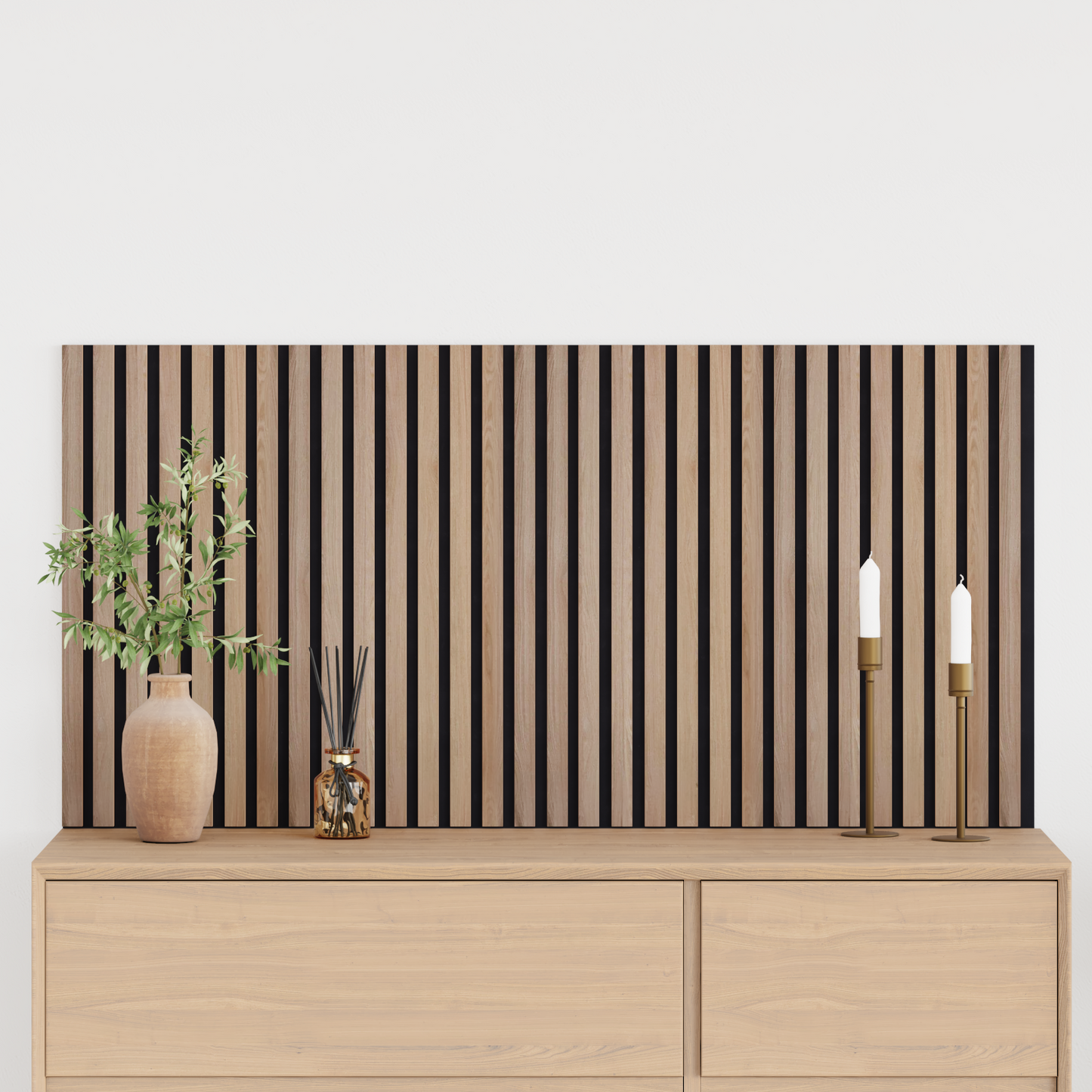 Fali panelek 2 pcs Barna 60,5 x 60 cm