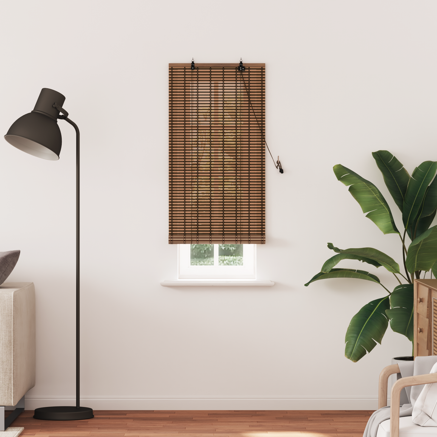 Roletta Barna 60 x 220 cm Bambusz