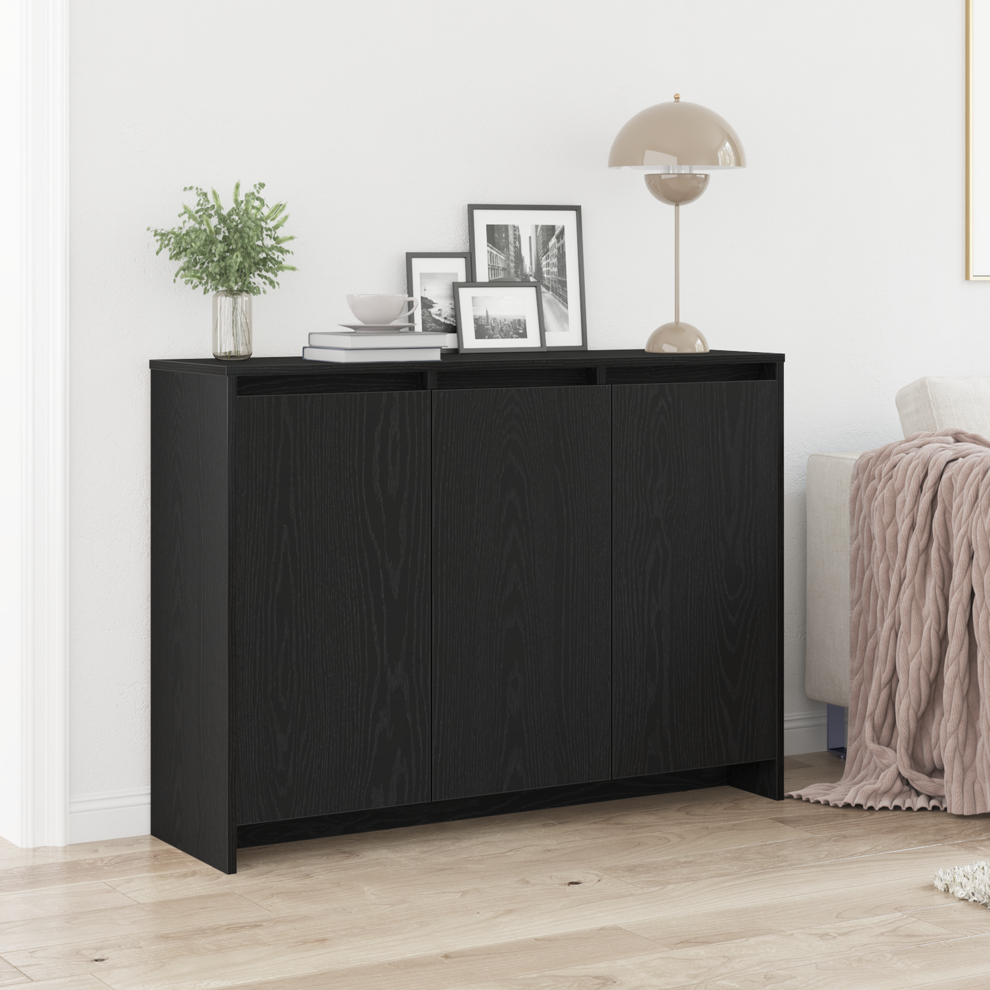 Széf Fekete 102 x 29.5 x 75 cm Szerelt fa